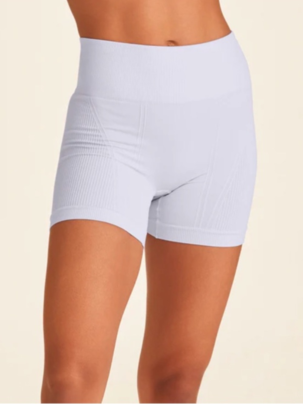 Alala light blue High-Rise Seamless Bike Shorts